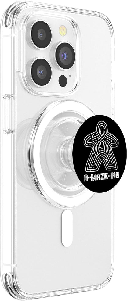 Meeple Maze for Board Game Lovers &Geeks,Tabletop Game Night PopSockets MagSafe PopGrip for iPhone