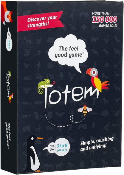 Totem: Self-Esteem & Family Bonding Game Ages 8+ - Therapy Games for Kids, Teens, Adults, Counselors - Team Building Games for Work - Group Therapy Conversation Cards for Mental Health