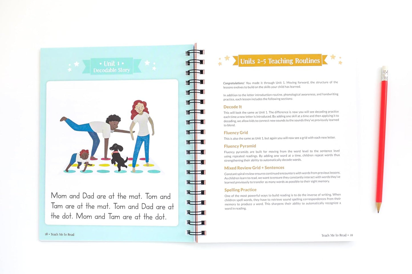 Teach Me to Read: A Parent Guided Student Workbook for Kids to Learn to Read Using Phonics, Decodables and the Science of Reading (Video Tutorials Included)