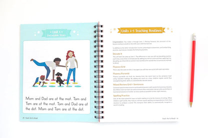 Teach Me to Read: A Parent Guided Student Workbook for Kids to Learn to Read Using Phonics, Decodables and the Science of Reading (Video Tutorials Included)
