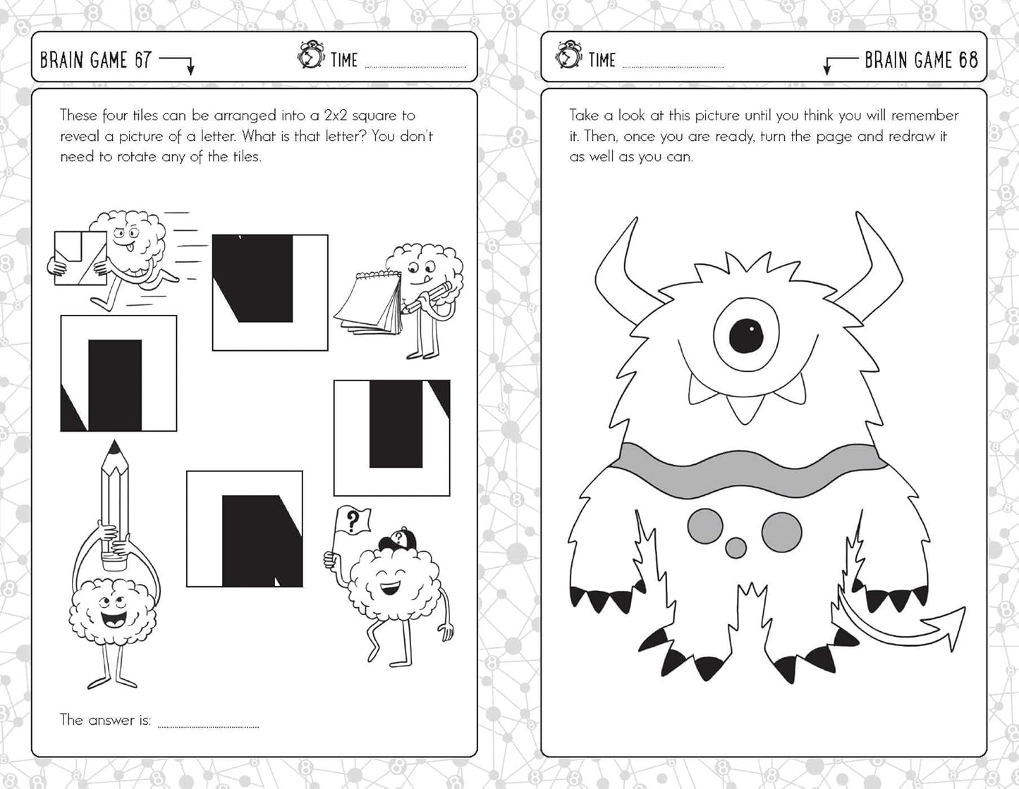 Brain Games for 8 Year Olds: Fun and Challenging Brain Teasers, Logic Puzzles, and More for Kids