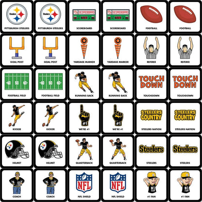 MasterPieces Sports Games - NFL Matching Game - Game for Kids and Family - Laugh and Learn