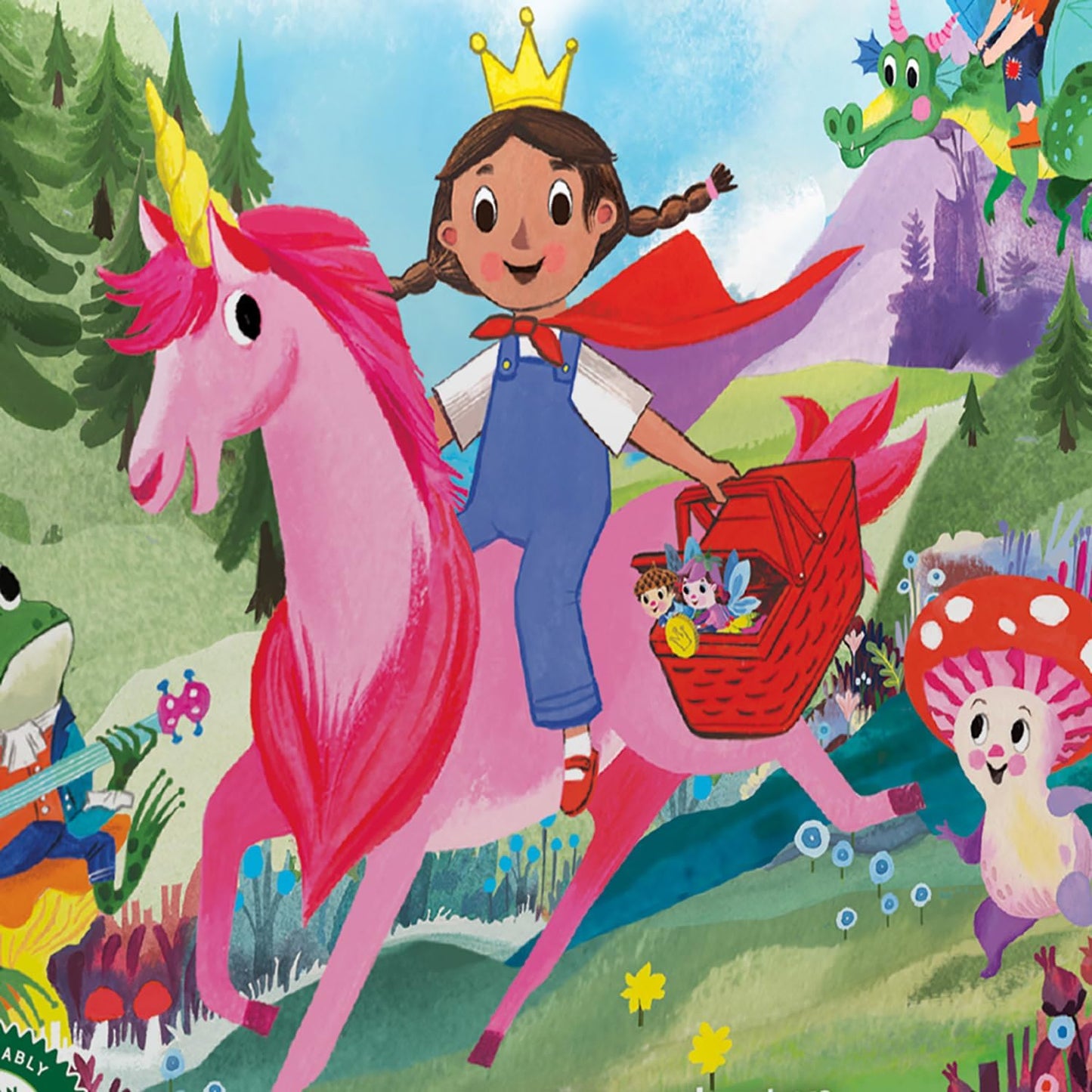 eeBoo: Mystery in The Forest Create a Story Pre-Literacy Cards, 36 Cards with Colorful Characters, Encourages Imagination, for Ages 3 and up