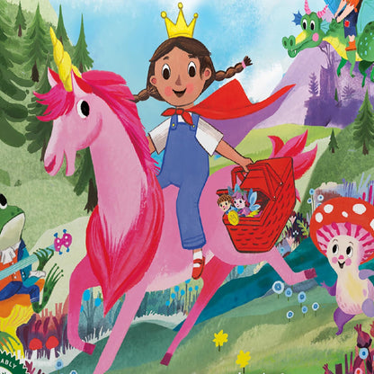 eeBoo: Mystery in The Forest Create a Story Pre-Literacy Cards, 36 Cards with Colorful Characters, Encourages Imagination, for Ages 3 and up