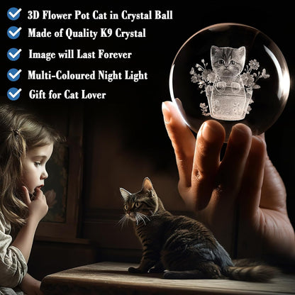 IFOLAINA 3D Solar System Crystal Ball Model Gift Space Astronomy Gift Planets Multicolor Universe Globe Ball Science Astrophysics Gift Night Light Kids Bedroom Adults Gift