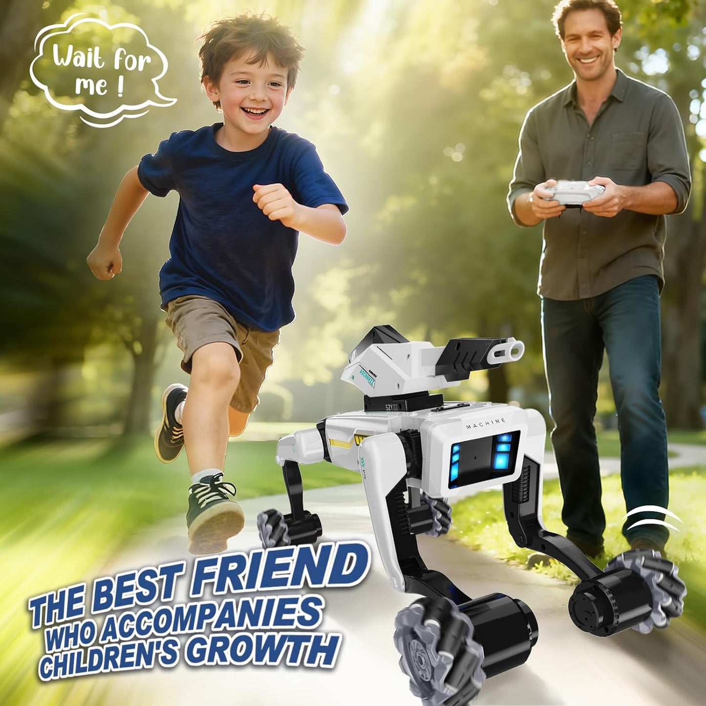 Smart Robot Dog - Interactive STEM Pet with Voice Control, 30+ Actions & APP Programming, Durable Design for Kids Age 6+ (Compatible with iOS/Android)