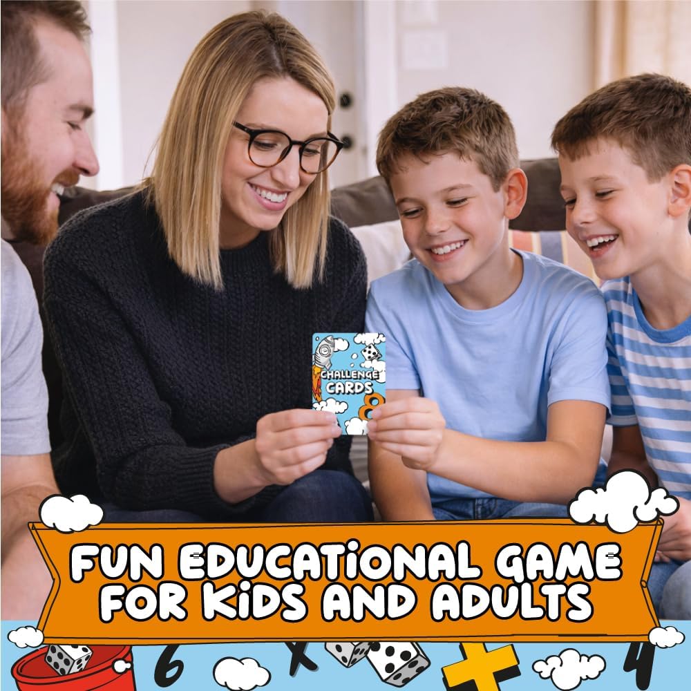 Math Blast! Cool Math Games for Kids 8-12 - Fun Educational Mental Math Game for Home & Classroom - Practice Math the Fun Way