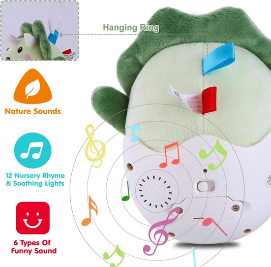 LTKFFFdp Baby Toys for Toddlers 1-3, Animal Plush Musical Toy, Nesting Cups Shape Sorter for Infant 6 to 12-18 Months, Learning Toy with Rattle, Birthday Gifts for Kids 9-12 Month Girl Boy