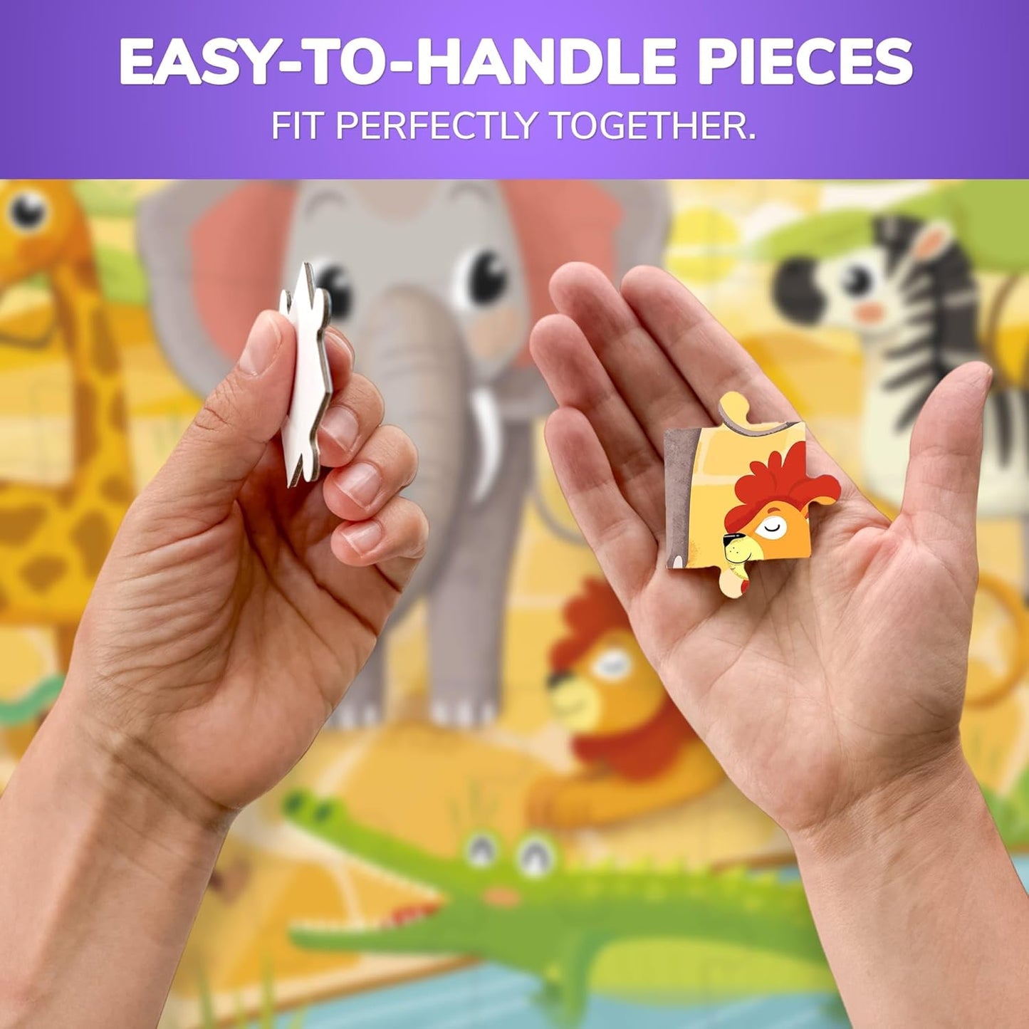 QUOKKA Puzzles for Kids Ages 3-5 - 30 Pieces Puzzles for Toddlers 2-4 - Sea World Learning Jigsaw Puzzles for Kids 4-6 Years Old - Educational Toys for Boy and Girl