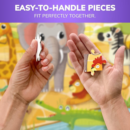 QUOKKA Puzzles for Kids Ages 3-5 - 30 Pieces Puzzles for Toddlers 2-4 - Sea World Learning Jigsaw Puzzles for Kids 4-6 Years Old - Educational Toys for Boy and Girl