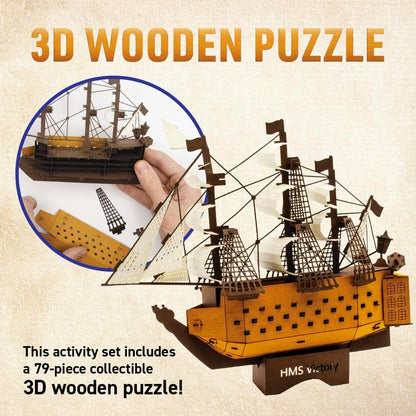 Abacus Brands Virtual Reality History! - Illustrated Interactive VR Book and STEM Learning Activity Set - for Ages 8 and Up