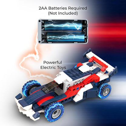 Apitor STEM Building Kit for Kids 6-12 | 8-in-1 Multi-Model Educational Robotics & Engineering Toy | DIY Race Car with High-Speed Motor | Fun STEM Building Robot for Young Boys & Girls