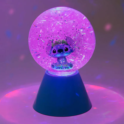 Paladone Disney Lilo & Stitch LED Glitter Ball, Officially Licensed Gift, Color Changing Light-Up Snow Globe for Kids, Teens, Adults, Compact Design