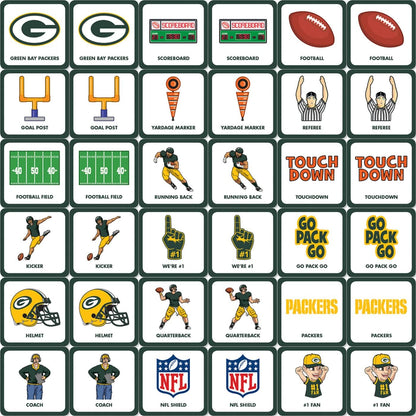 MasterPieces Sports Games - NFL Matching Game - Game for Kids and Family - Laugh and Learn