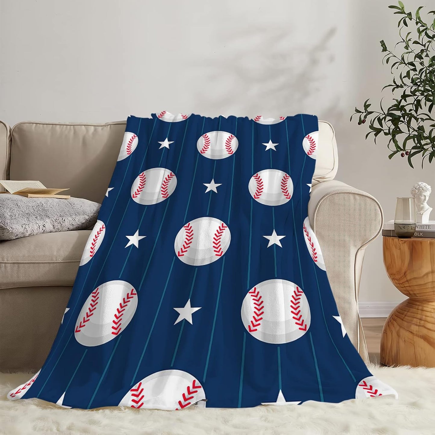 Bear Print Blanket Cute Baby Bear Fleece Throw Blanket Fuzzy Plush Super Soft Cozy Warm Decor Blanket Toddler Nursery Gifts for Boys Girls Kids Adult Men Women 40"x50"