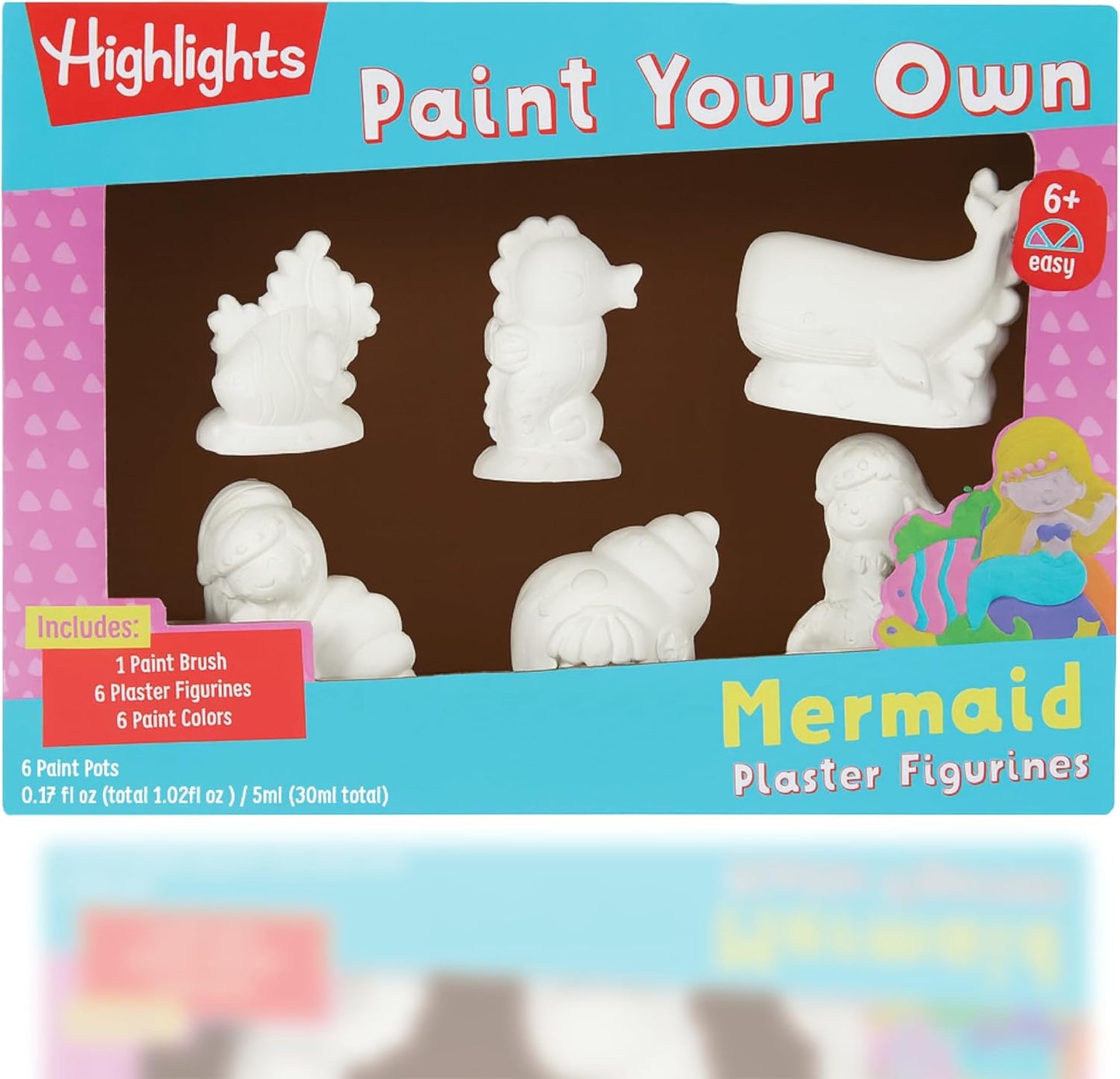Highlights Paint Your Own Plaster Figurine & Activity Kits – DIY Art Sets with Figurines, Paints, Brush & Bonus Activities – Multiple Themes – Ages 6+