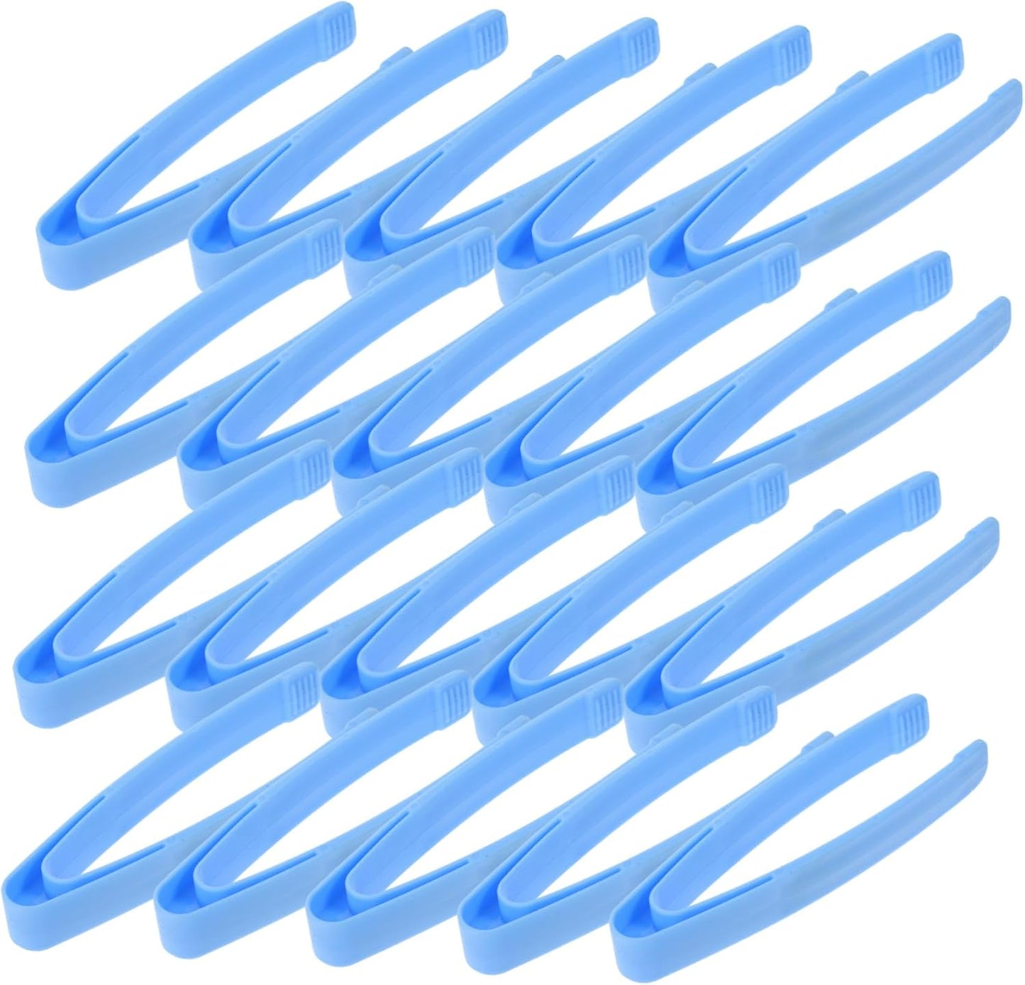 20pcs Plastic Tweezers for Boy Girl Safe and Lightweight Fine Motor Skills Tool for Kindergarten Teaching and Science Experiments Easy to Use and Carry