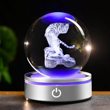 IFOLAINA 3D Solar System Crystal Ball Model Gift Space Astronomy Gift Planets Multicolor Universe Globe Ball Science Astrophysics Gift Night Light Kids Bedroom Adults Gift