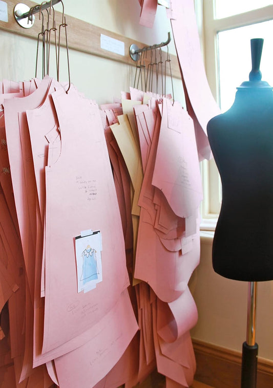 Set of 12 Pattern Hooks - 7" Metal Hangers for organizing and Storing Your Sewing Patterns and Blocks, Excellent to Hang Patterns Made of Oaktag or Manila Paper