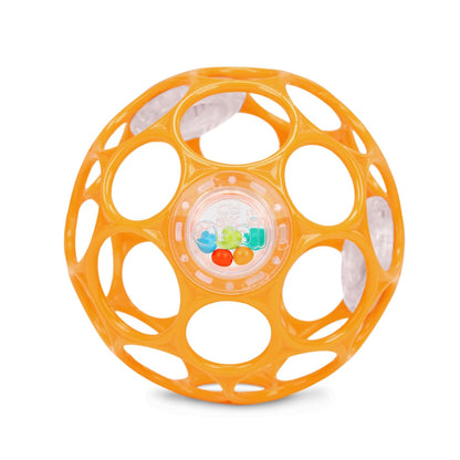 Bright Starts Oball Musical Toy, Jingle & Shake Pal, BPA-Free Easy-Grasp Baby Rattle Toy, Ages Newborn+