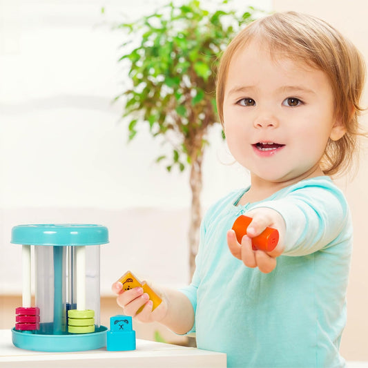 Battat – Shape Sorter – Colorful Sorting Toy – 3 Shapes & Sounds – Educational & Developmental Toy for Toddlers – 18+ Months – Shapes and Sound Sorter