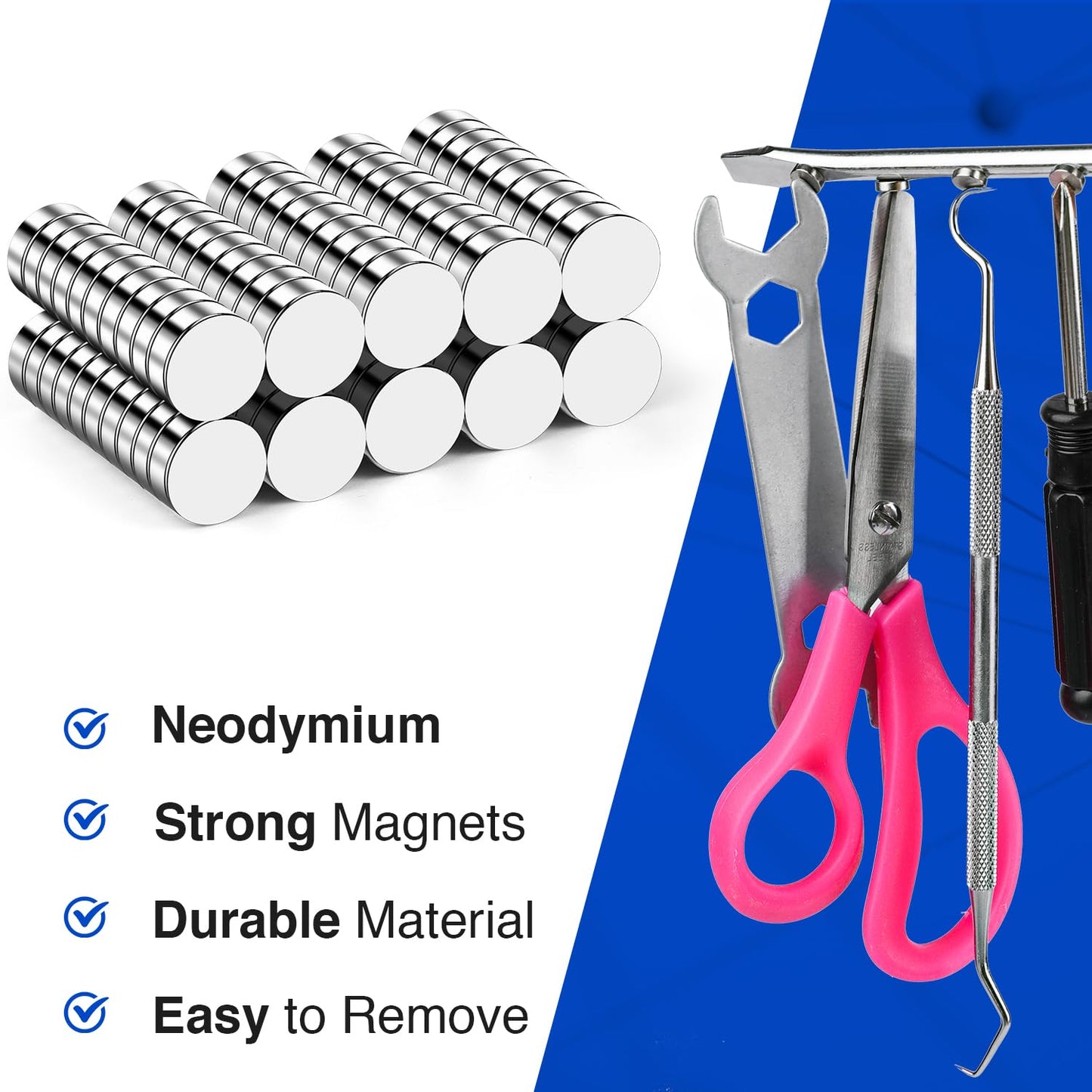 320Pcs Small Neodymium Magnets, 6x2mm Small Rare Earth Magnet Mini Magnets for Whiteboard, Office, School, STEM Measurement Kit, 3D Printing,Science Experiments