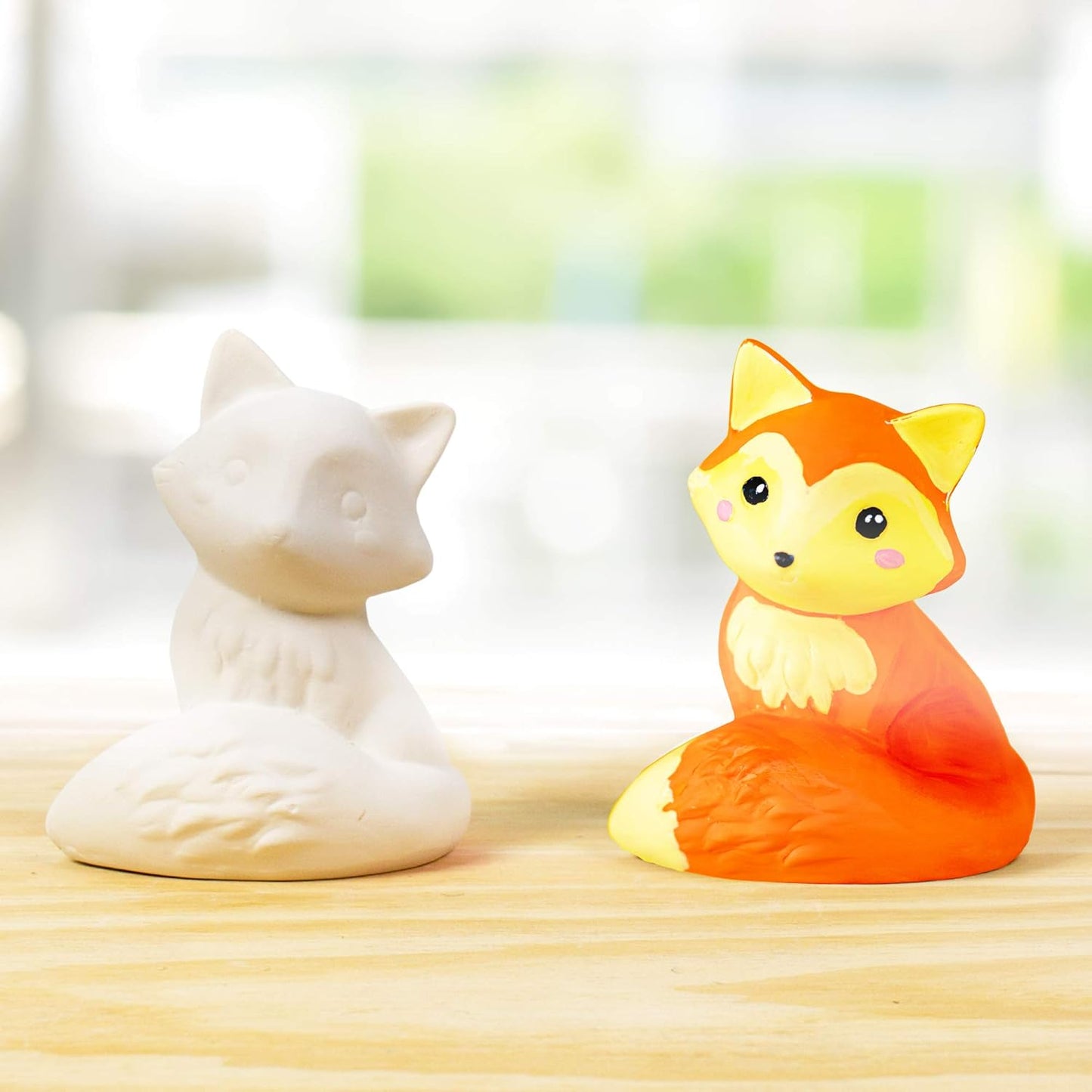 Creative Roots Paint Your Own Rock Pets by Horizon Group USA, 6 Colors, Paint Brush, Wiggly Eyes and Glue Included, Multicolor