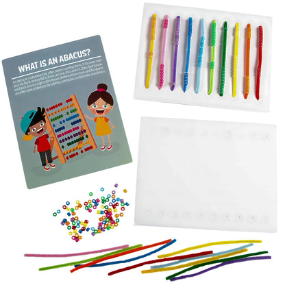STEM Abacus Math Educational Craft Kit - Makes 12