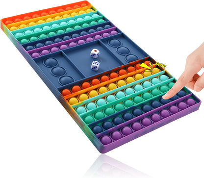 Pop Games Sensory Fidget Toy, Pop Board Math Games for Kids Family Games Multiplication Game, Stress Relief Toys for Girls Boys with Autism ADHD Birthday Gifts for Kids