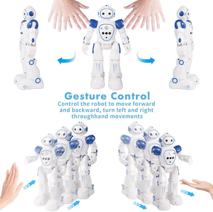 Robots Toy for Kids with Wireless Remote Control and Gesture Sensing, Programmable Walking Singing and Dancing Robots, Easter Gifts Birthday Gifts for Kids Aged 3 4 5 6 7 8 9 Year Old