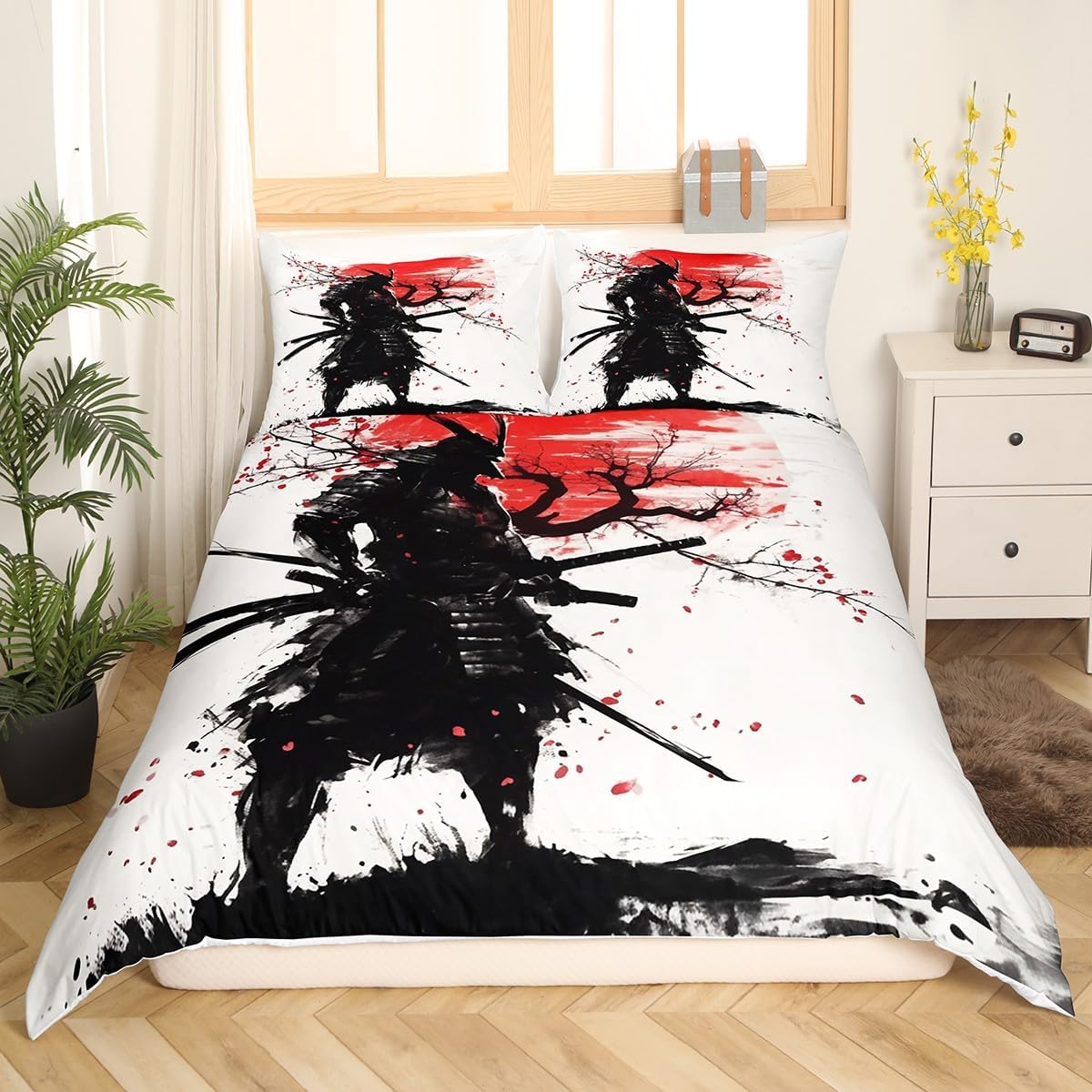 Drum Kit Duvet Cover,Kids Musical Instruments Bedding Set,Rock Music Comforter Cover for Boys Girls Room Decor,Neon Lighting Lightweight Bedspread Cover Twin Size with 1 Pillow Case(No Comforter)