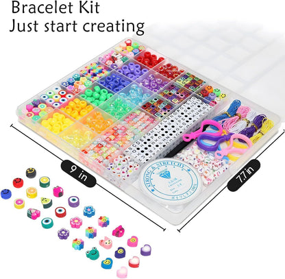 LIS HEGENSA Pony Beads Bulk,Kandi Kit for Necklace Jewelry Making Hair Braiding,Bracelets Making Kits,Hair Bead,Bracelet Beads,Plastic Bead for Crafts Braids Girls (12 Color,900PCS)