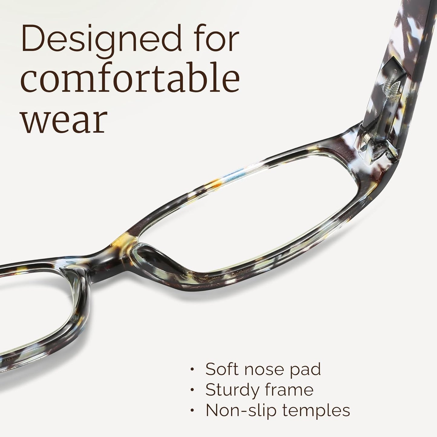 Gaoye 4-Pack Readers for Women, Blue Light Blocking Reading Glasses, Stylish Reading Glasses for Women in 4 Patterns