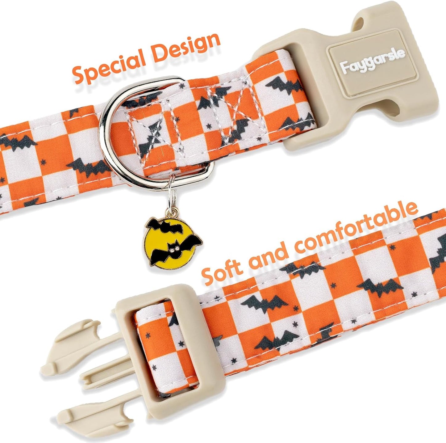 Faygarsle Dog Collar for Small Medium Large Dogs Colorful Puppy Collars for Female Dogs Toy Building Blocks Patterned Pet Collars for Summer Spring Wedding Puppy Girl Dog Collar M