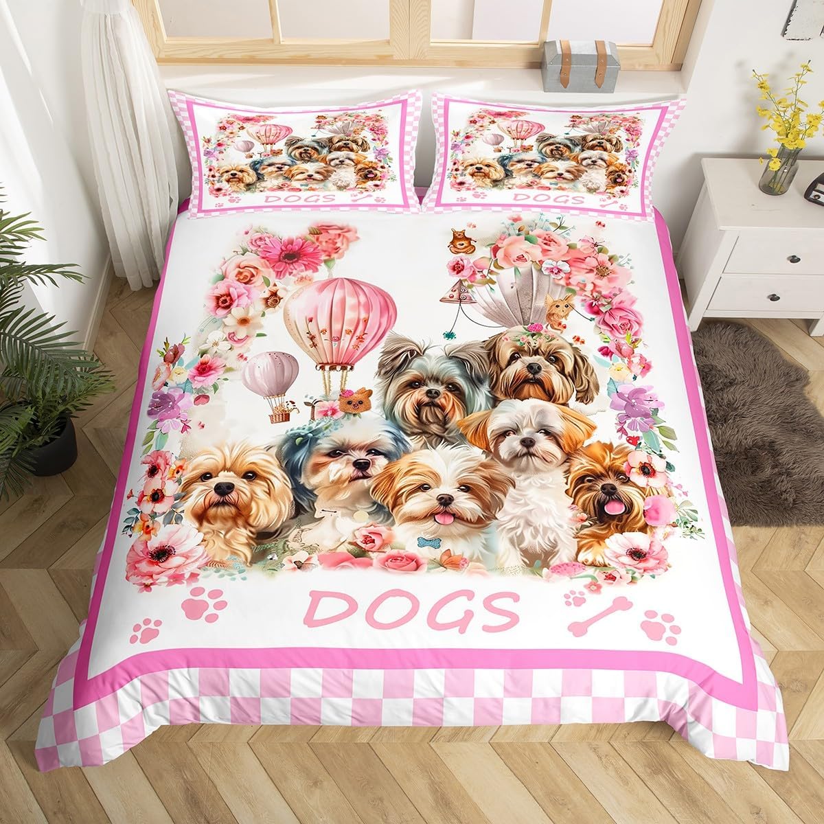 Drum Kit Duvet Cover,Kids Musical Instruments Bedding Set,Rock Music Comforter Cover for Boys Girls Room Decor,Neon Lighting Lightweight Bedspread Cover Twin Size with 1 Pillow Case(No Comforter)