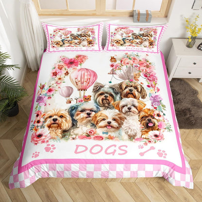 Drum Kit Duvet Cover,Kids Musical Instruments Bedding Set,Rock Music Comforter Cover for Boys Girls Room Decor,Neon Lighting Lightweight Bedspread Cover Twin Size with 1 Pillow Case(No Comforter)