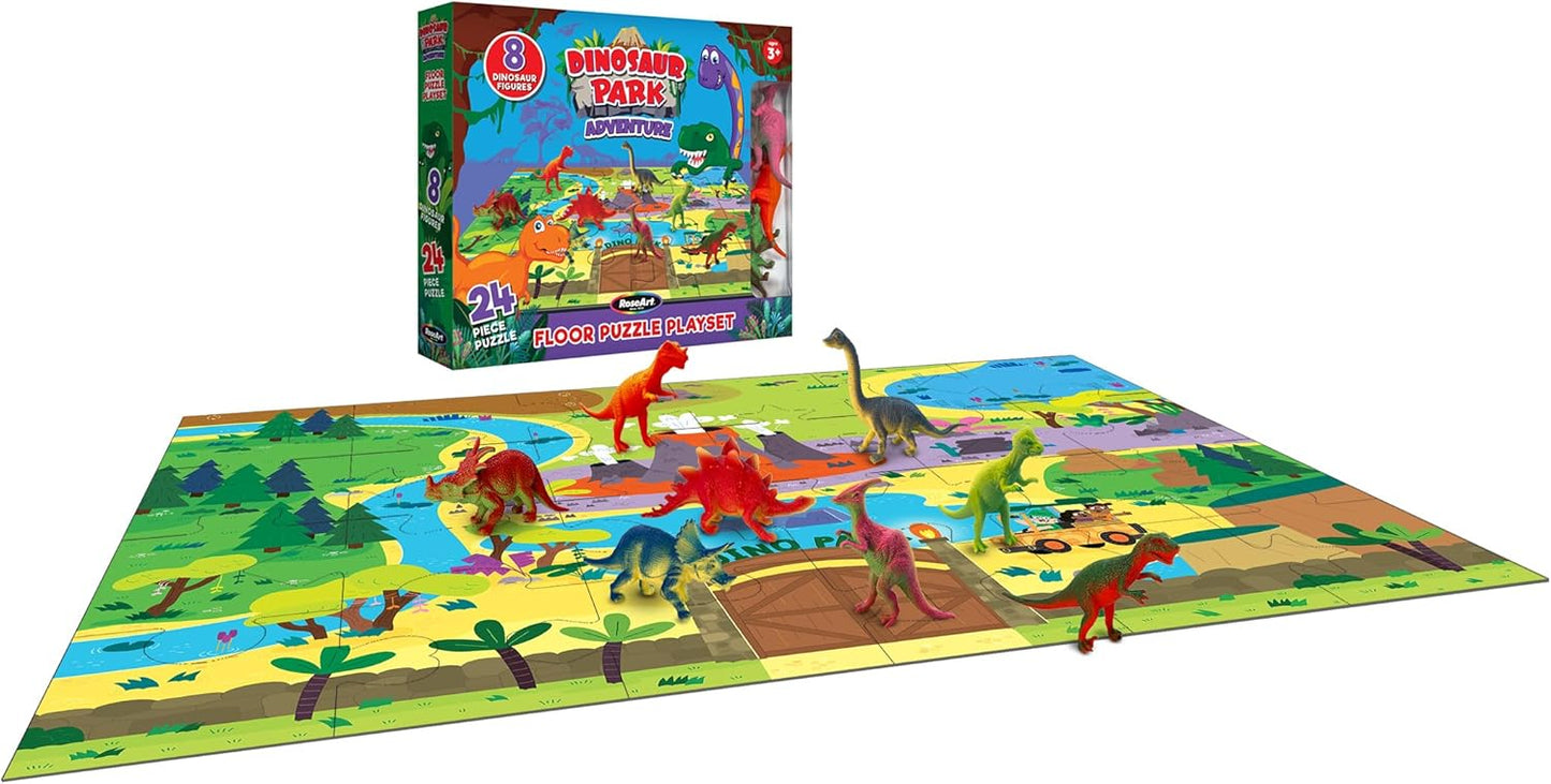 RoseArt Kids Floor Puzzle Playset - 24 Piece Jigsaw Puzzle