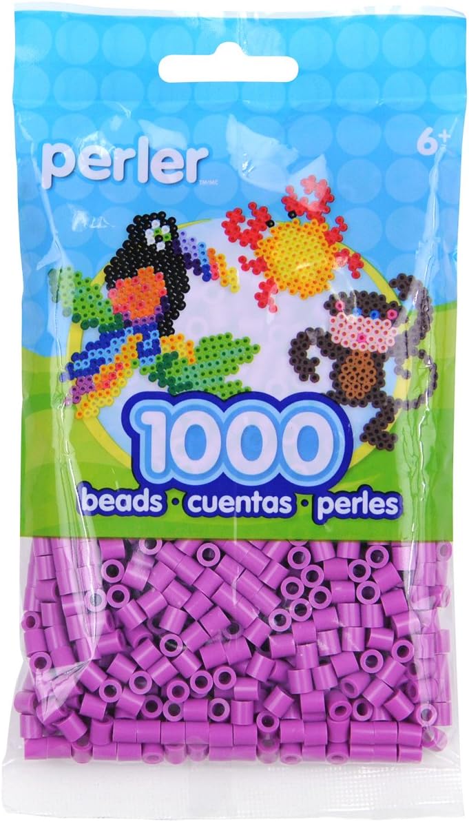 Perler Beads Fuse Beads for Crafts, 1000pcs, Yellow