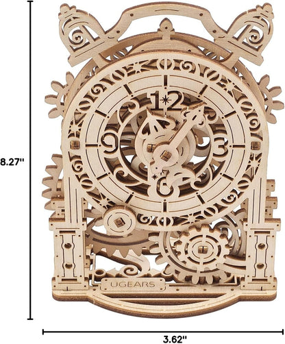 UGEARS Old Clock Tower 3D Wooden Puzzles for Adults - Wooden Model Kits for Adults Clock Kit for Do It Yourself Wood Building Kit for Adult Mechanical Puzzle Brain Teaser, Hobby Set