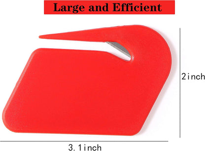 Magnetic Letter Openers Envelope,3 Pack,Envelope Opener Slitter,Mail Openers Blade with Magnet,Letter Opener for Women,Men,Office,Envelope Cutter (Black,White,Lake blue)