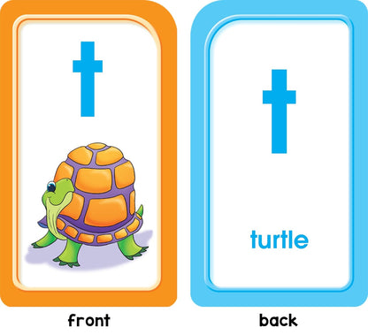 School Zone Alphabet Match Flash Cards: 56 Cards, Preschool, Kindergarten, ABC's, Letters, Matching, Beginning Sounds, Letter-Picture Recognition, Ages 4+