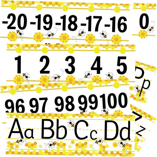 32Pcs A to Z Alphabet and -20-100 Number Cards Boho Bulletin Board Under The Sea Ocean Summer Sunflower Bee Theme Classroom Decorations Math Posters for Wall School Teacher Supplies (Sea Number)
