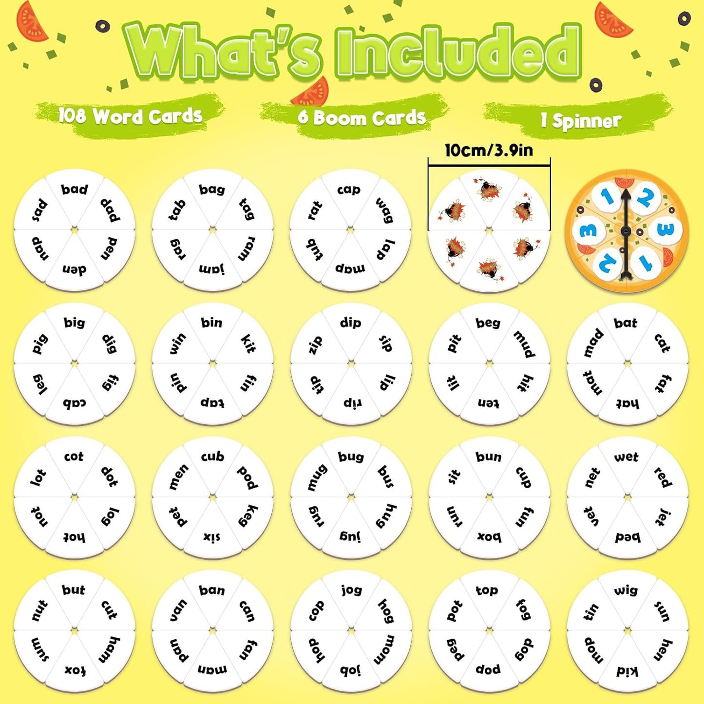 Kasfalci Blends Word Games: Phonics Flash Cards, Speech Therapy Toys for Toddlers & Kindergarten Preschool Learning Activities