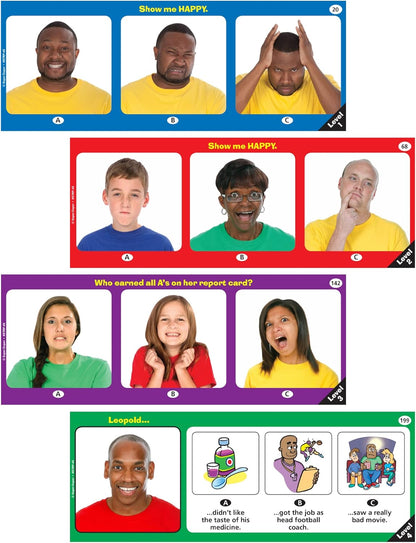 Super Duper Publications | Emotions Skill Strips® Photo Flash Cards | Educational Learning Resource for Children