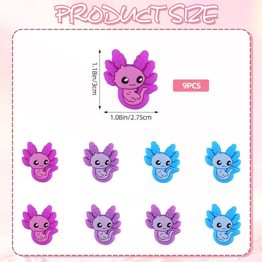 10Pcs Animal Silicone Beads for Keychain Making Cute Puppy Focal Beads for Pens Dalmatian Dog Animal Focals for Bracelets Necklace Earrings Jewelry Making