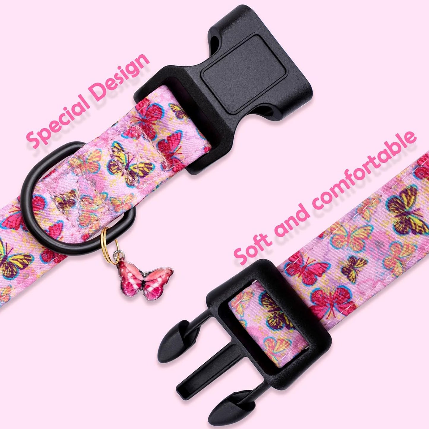 Faygarsle Dog Collar for Small Medium Large Dogs Colorful Puppy Collars for Female Dogs Toy Building Blocks Patterned Pet Collars for Summer Spring Wedding Puppy Girl Dog Collar M