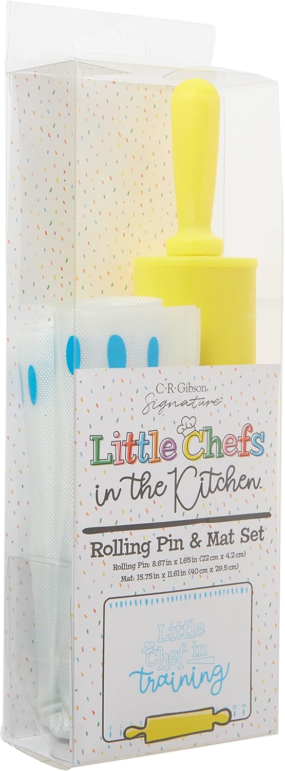 C.R. Gibson Kids Games - Little Chef Kitchen Activity Set for Toddlers and Preschoolers, 10-Count, Easy Peasy Recipe Card Ring