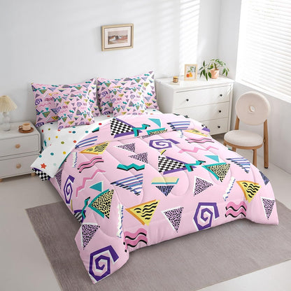 Erosebridal Chemical Equation Bed in a Bag Queen Comforter Set 7 Piece,Chemistry Bedding Sets Science Students Learning Gift Sheet Set with Comforter,Molecular Formula Education Bed Set - Colors A
