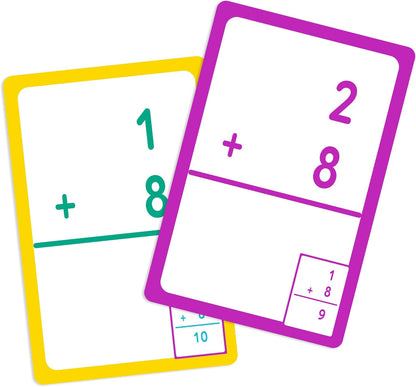 BAZIC Products Multiplication & Division Flash Cards, Educational Flash Cards for Kids, Math Flash Cards, Ideal for Math Learning Practice at Home or School, 36 Cards, 2-Pack