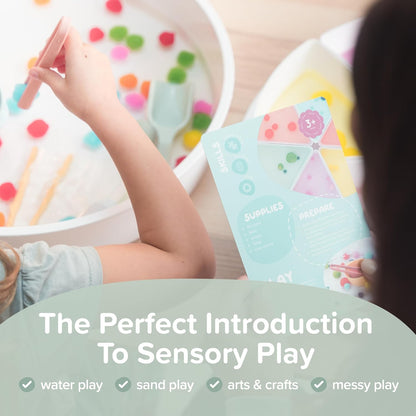 Inspire My Play Starter Bundle - Sensory Bin with Lid and Removable Storage Inserts